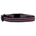 Unconditional Love Preppy Stripes Nylon Ribbon Collars Red White Cat Safety UN763539